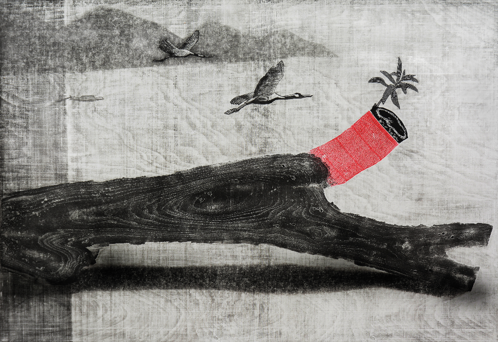 《涅槃&middot;相生》陳浩 92cm&times;120cm.JPG