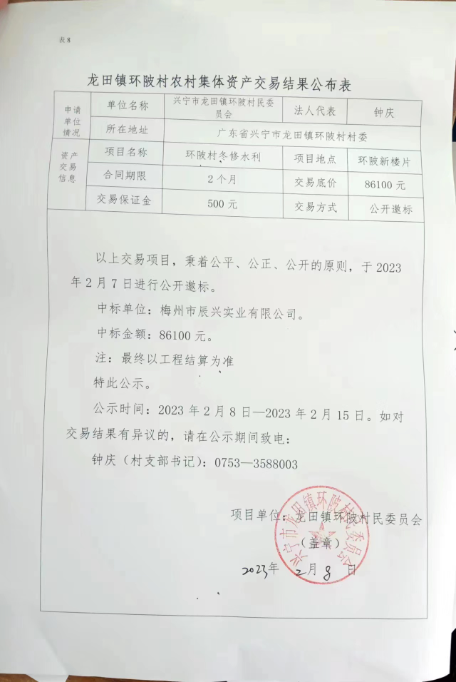 龍?zhí)镦?zhèn)環(huán)陂村農(nóng)村集體資產(chǎn)交易結(jié)果公示表.jpg