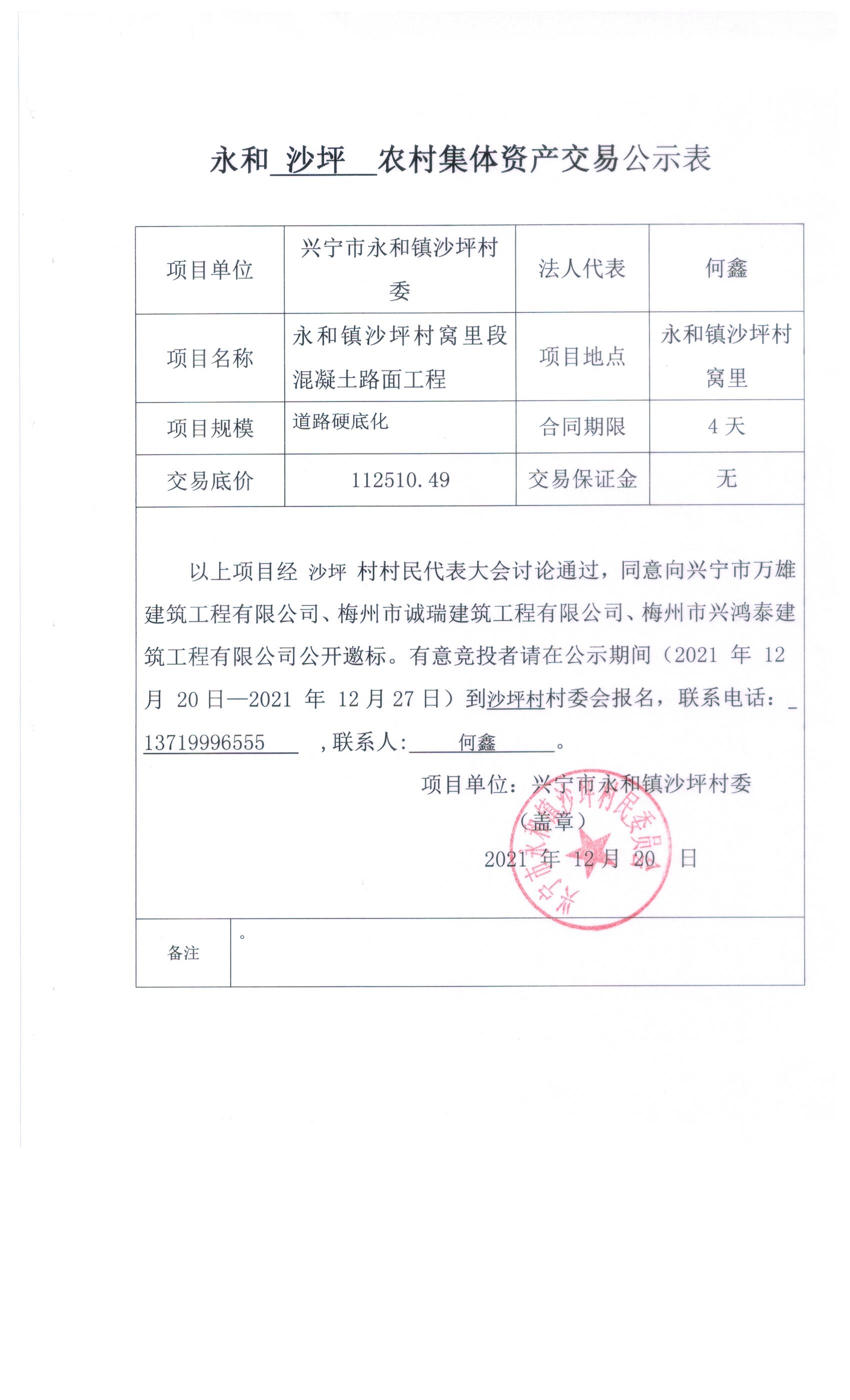 （窩里段）永和鎮(zhèn)沙坪村農(nóng)村集體資產(chǎn)交易公示表.jpeg