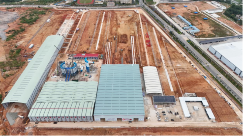 汕梅高速改擴建土建5標(biāo)智慧梁場全貌