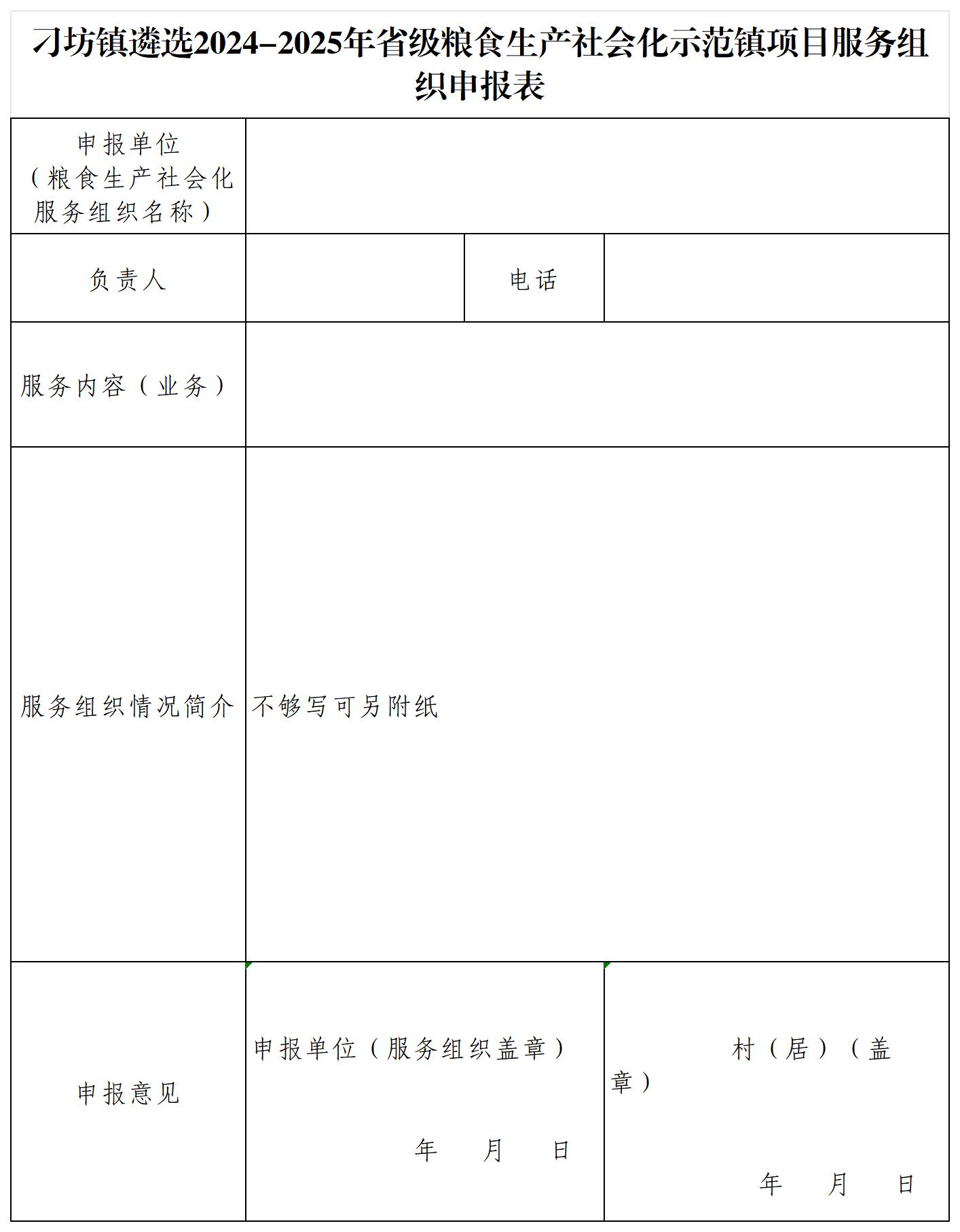 附件2-刁坊鎮(zhèn)關于遴選2023省級年糧食生產(chǎn)社會化服務示范鎮(zhèn)項目服務組織申報表(1)_Sheet1.jpg