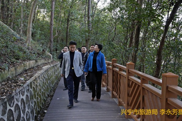 領(lǐng)導(dǎo)體驗(yàn)神光山山頂棧道.jpg