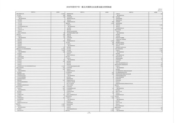 2016年度興寧市一般公共預(yù)算支出決算功能分類明細(xì)表01.jpg